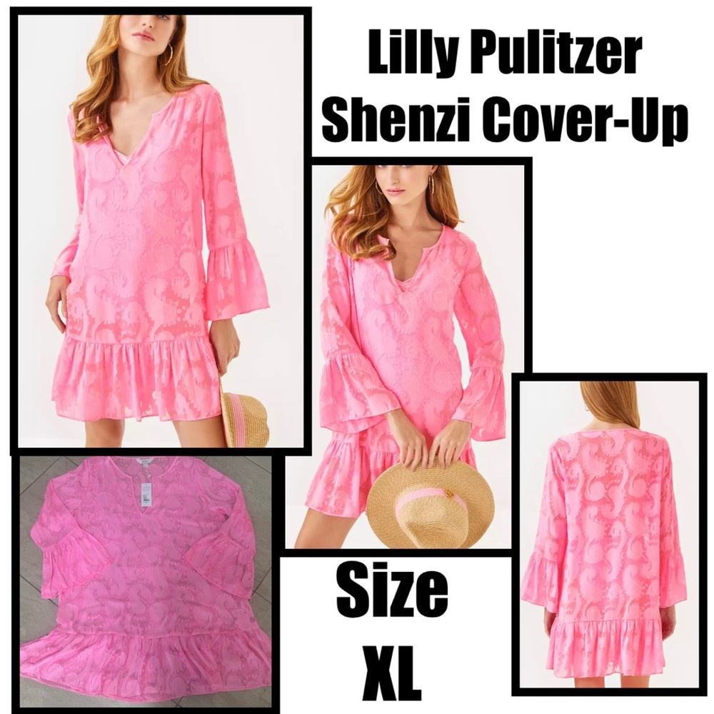 Lilly Pulitzer Pink Shenzi Swim Coverup Dress